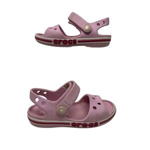 Crocs Girls BAYABAND Sandal Slip On Outdoor Shoes Pink Water Sandals‎ US Size C7